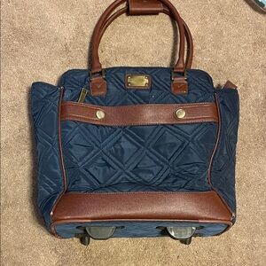 Adrienne Vittadini rolling weekender travel bag